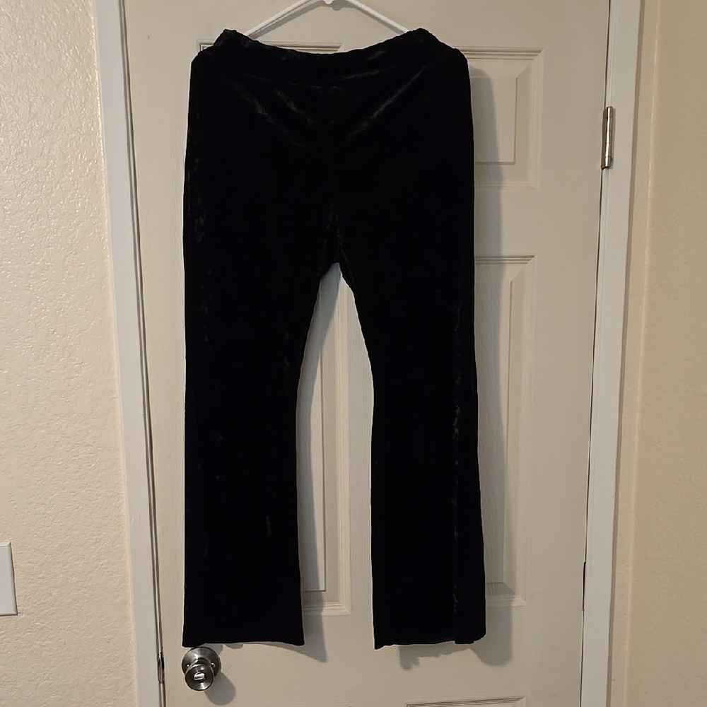 Black Velvet Pants